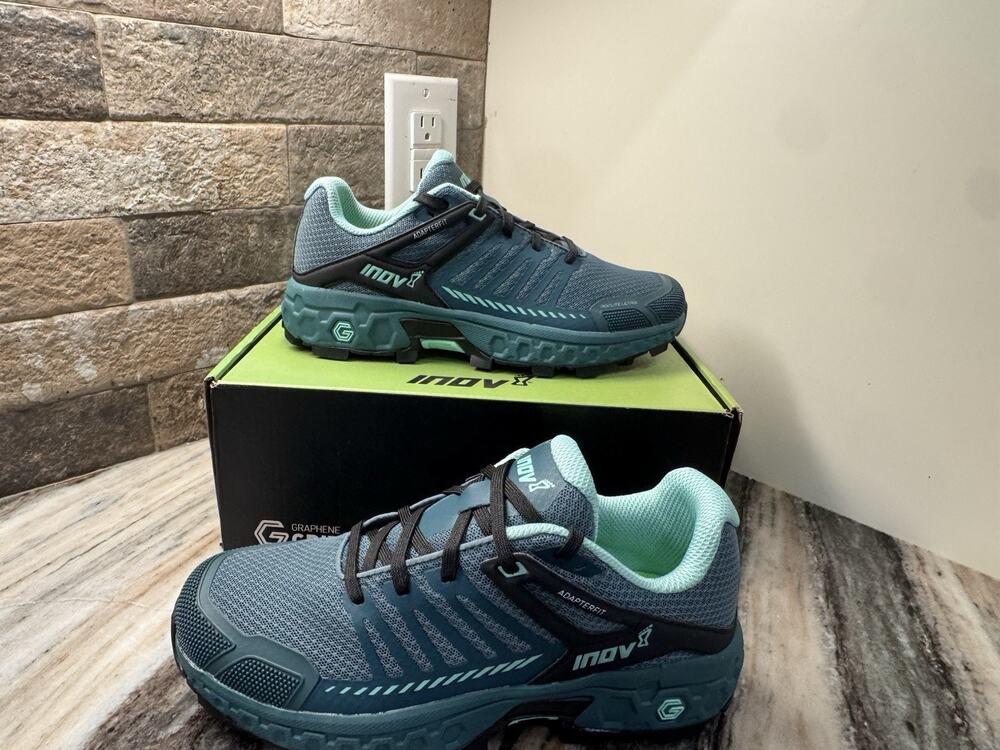 Inov-8 Roclite Ultra G 320 Women’s sneaker Teal Size 7.5 Graphene Grip sneaker